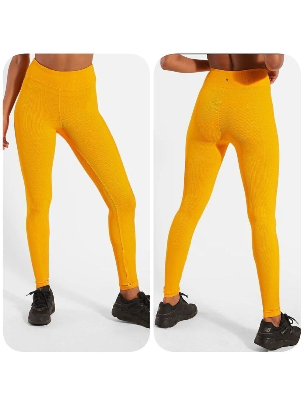 Koral Exceed Rib High Rise Legging - Mango - Picture 2 of 12